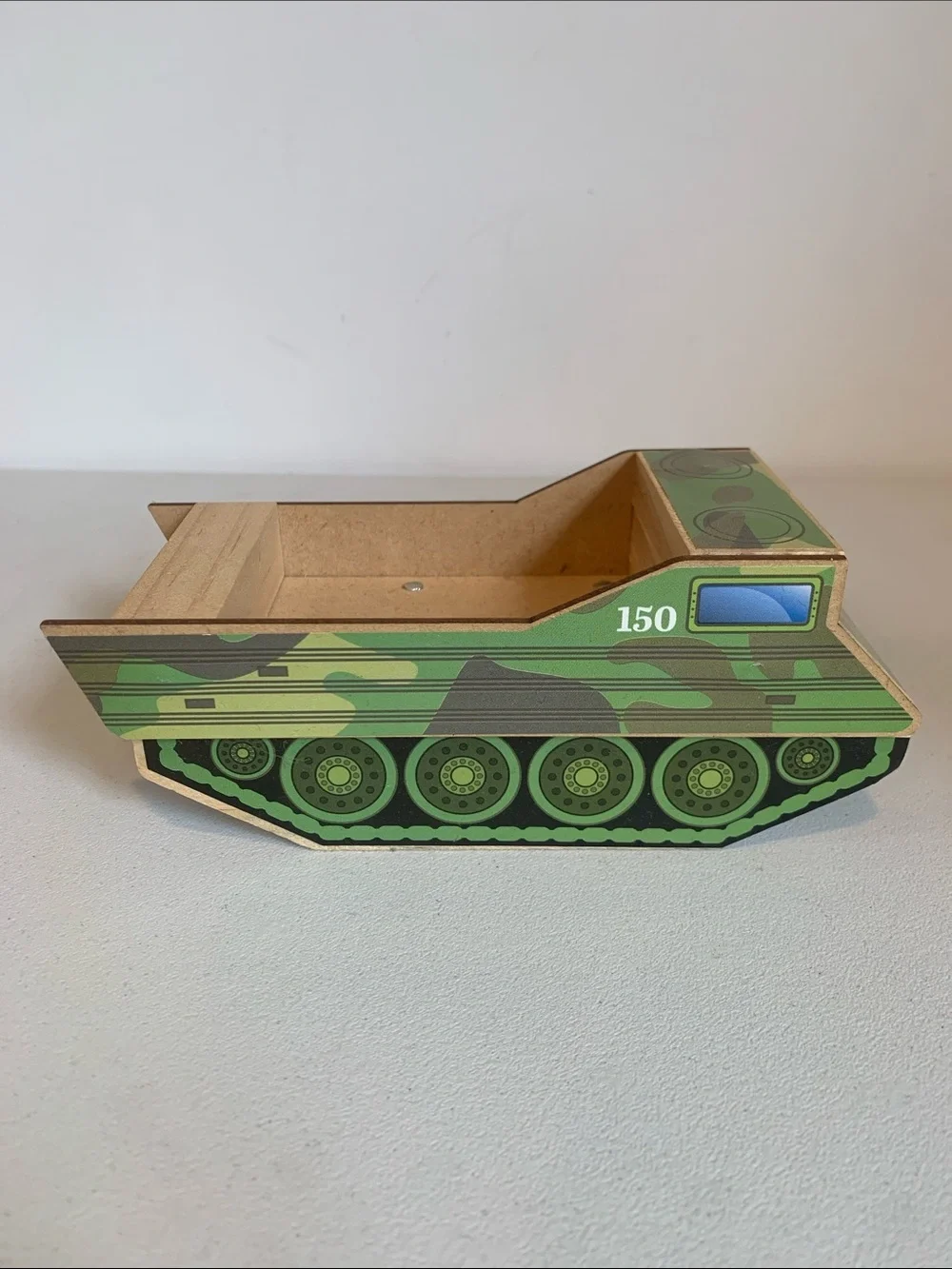 Home Depot Kids Workshop Amphibious Military Vehicle Wooden Tank Truck